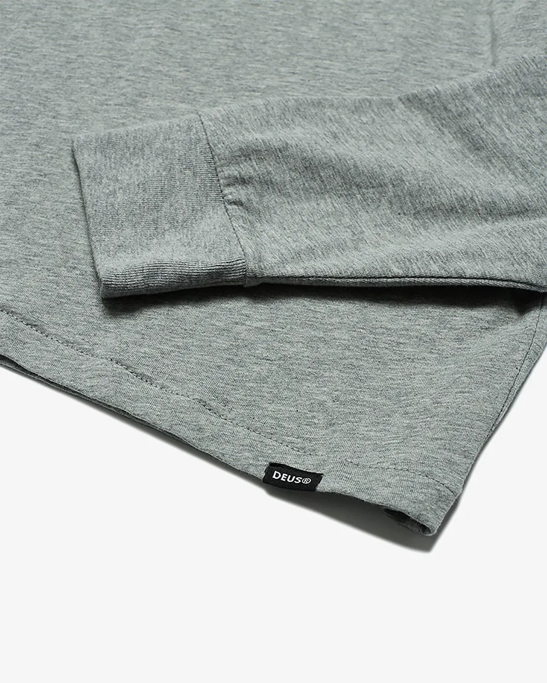 Daft Steady Long Sleeve Tee - Grey Marle sold by Deus Ex Machina product image thumbnail 5