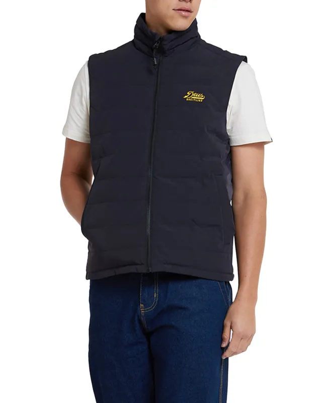 Breitling x Deus Puffer Vest - Black made by Deus Ex Machina