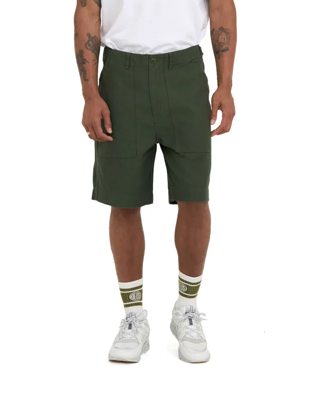 Harris Cordura Fatigue Short - Olive sold by Deus Ex Machina