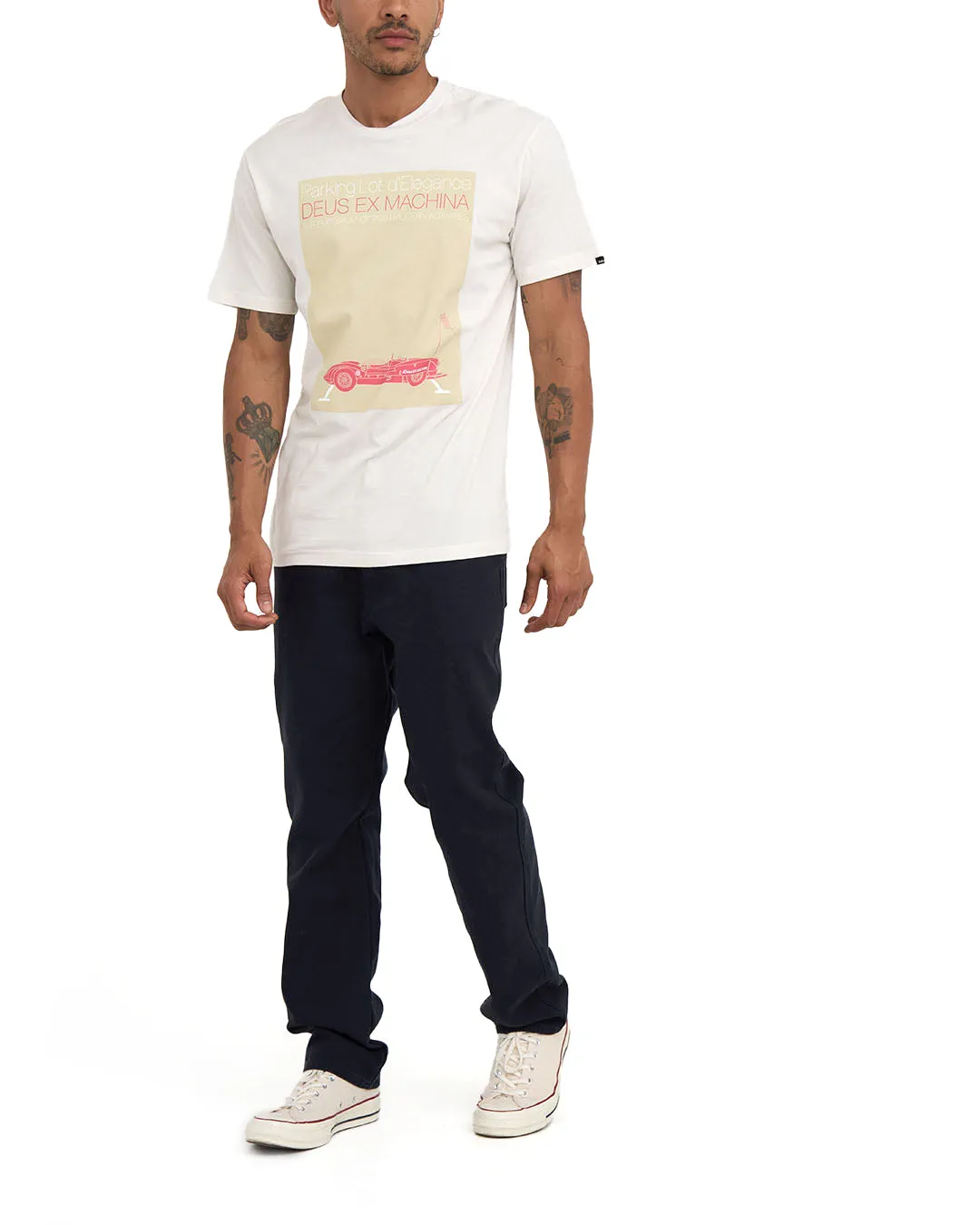 Parking Lot Tee - Vintage White sold by Deus Ex Machina product image thumbnail 4