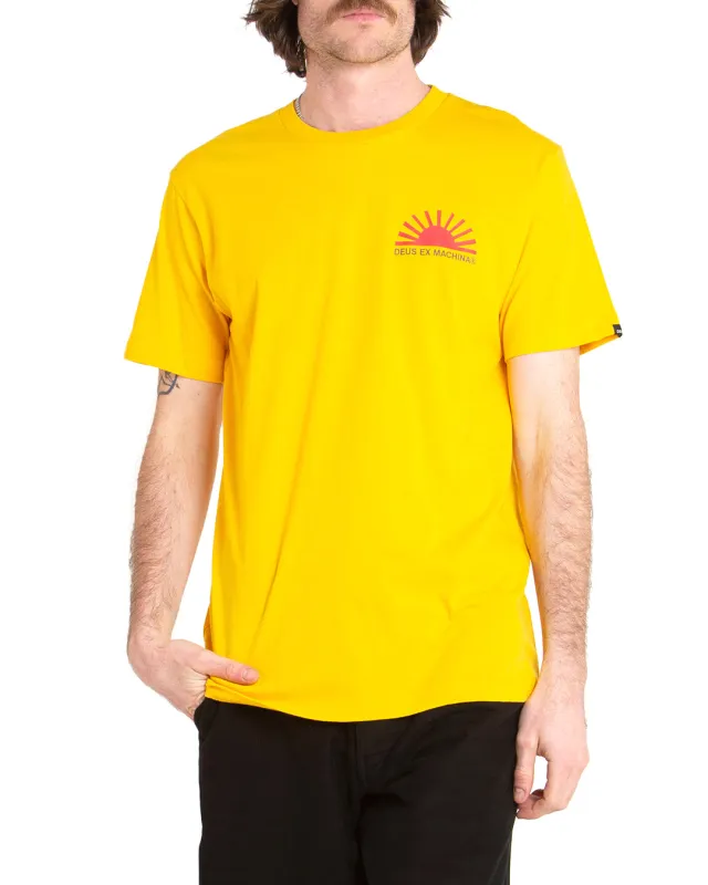Sunflare Tee - Spectra Yellow sold by Deus Ex Machina
