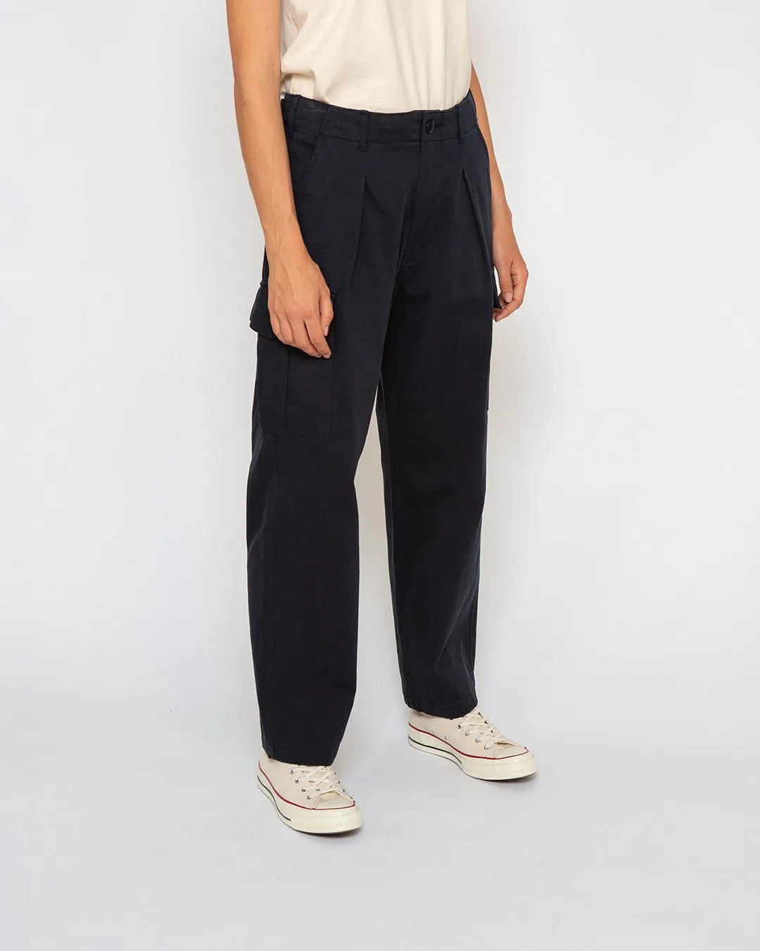 Penny Cargo Pant (Relaxed Fit) - Navy sold by Deus Ex Machina product image thumbnail 3
