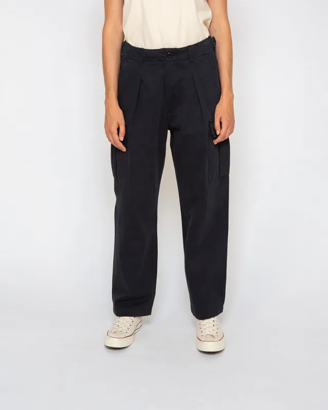 Penny Cargo Pant (Relaxed Fit) - Navy sold by Deus Ex Machina