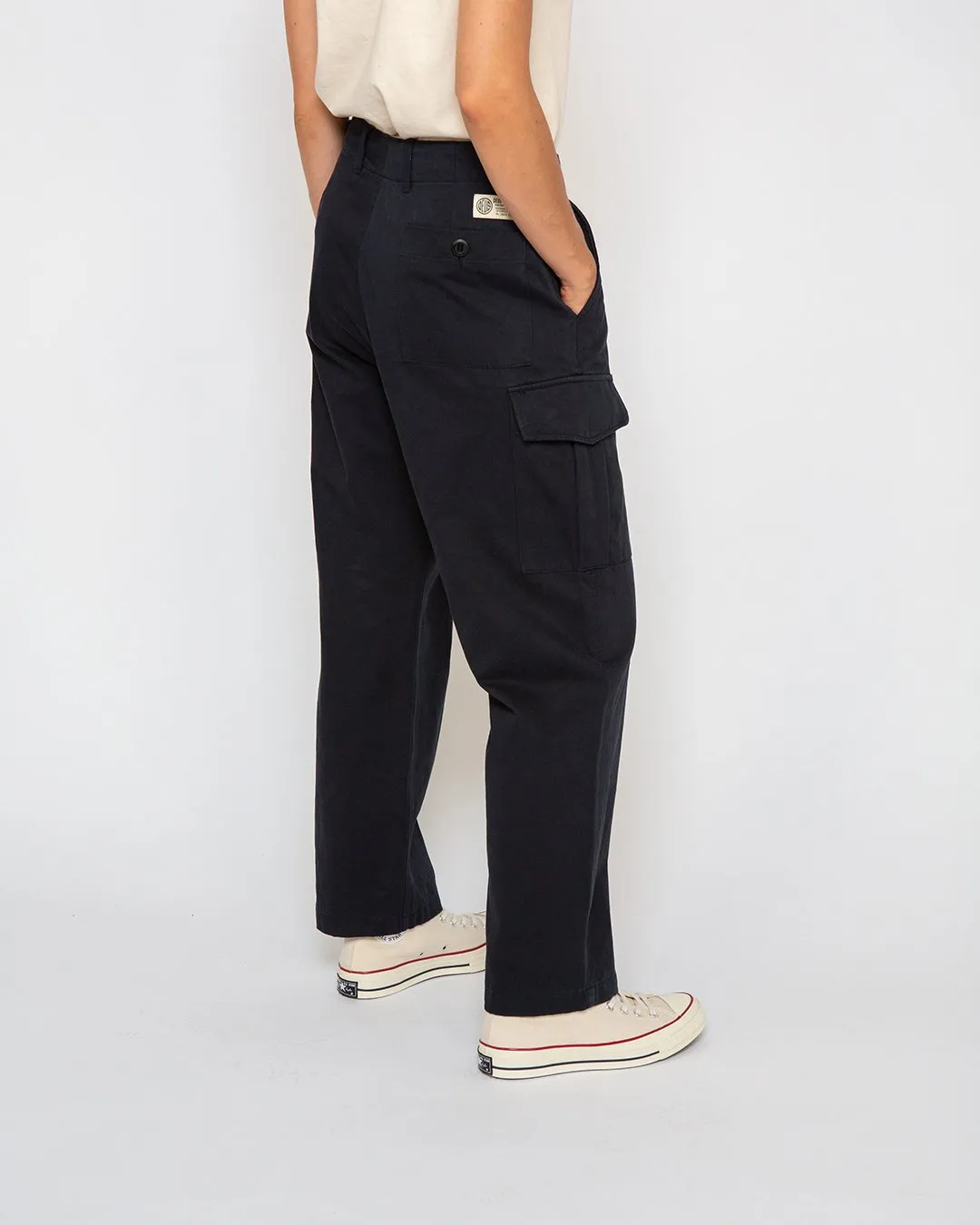 Penny Cargo Pant (Relaxed Fit) - Navy sold by Deus Ex Machina product image thumbnail 2