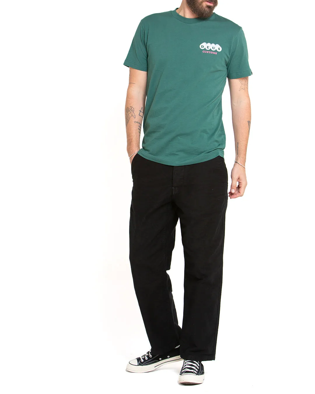 Ivan Tee - Work Green sold by Deus Ex Machina product image thumbnail 3