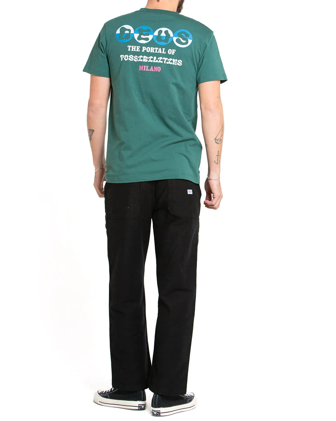 Ivan Tee - Work Green sold by Deus Ex Machina product image thumbnail 2