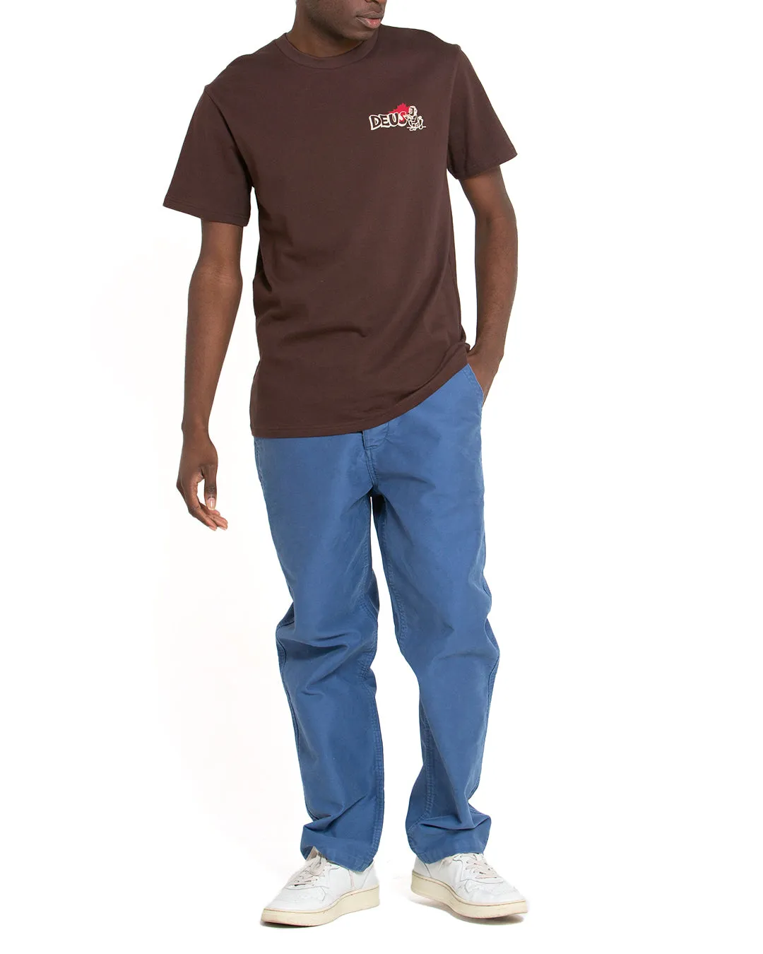 Flash Tee - Choc Brown sold by Deus Ex Machina