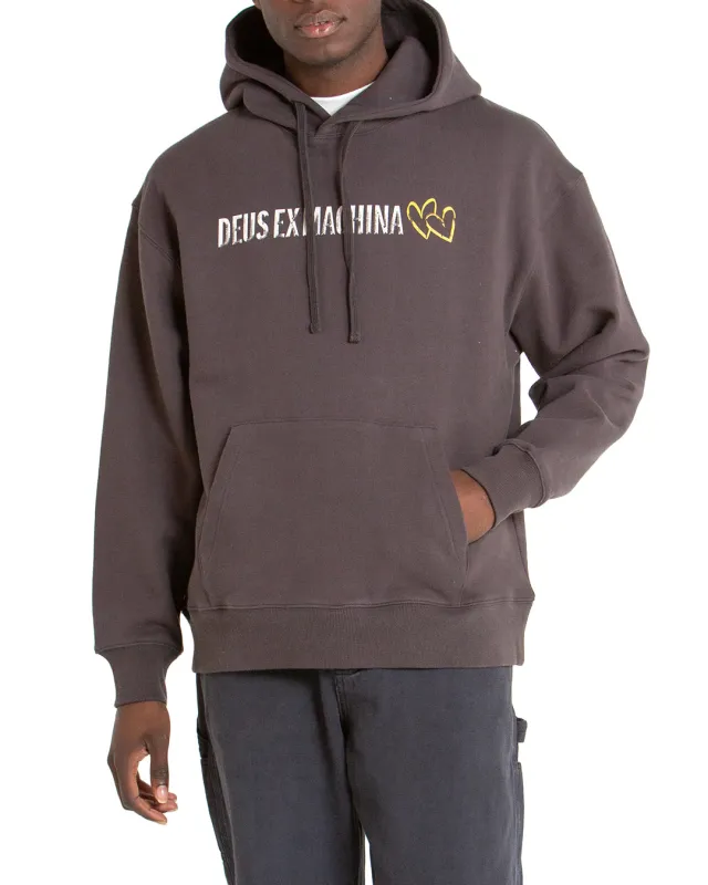 Heads Roll Hoodie - Anthracite made by Deus Ex Machina