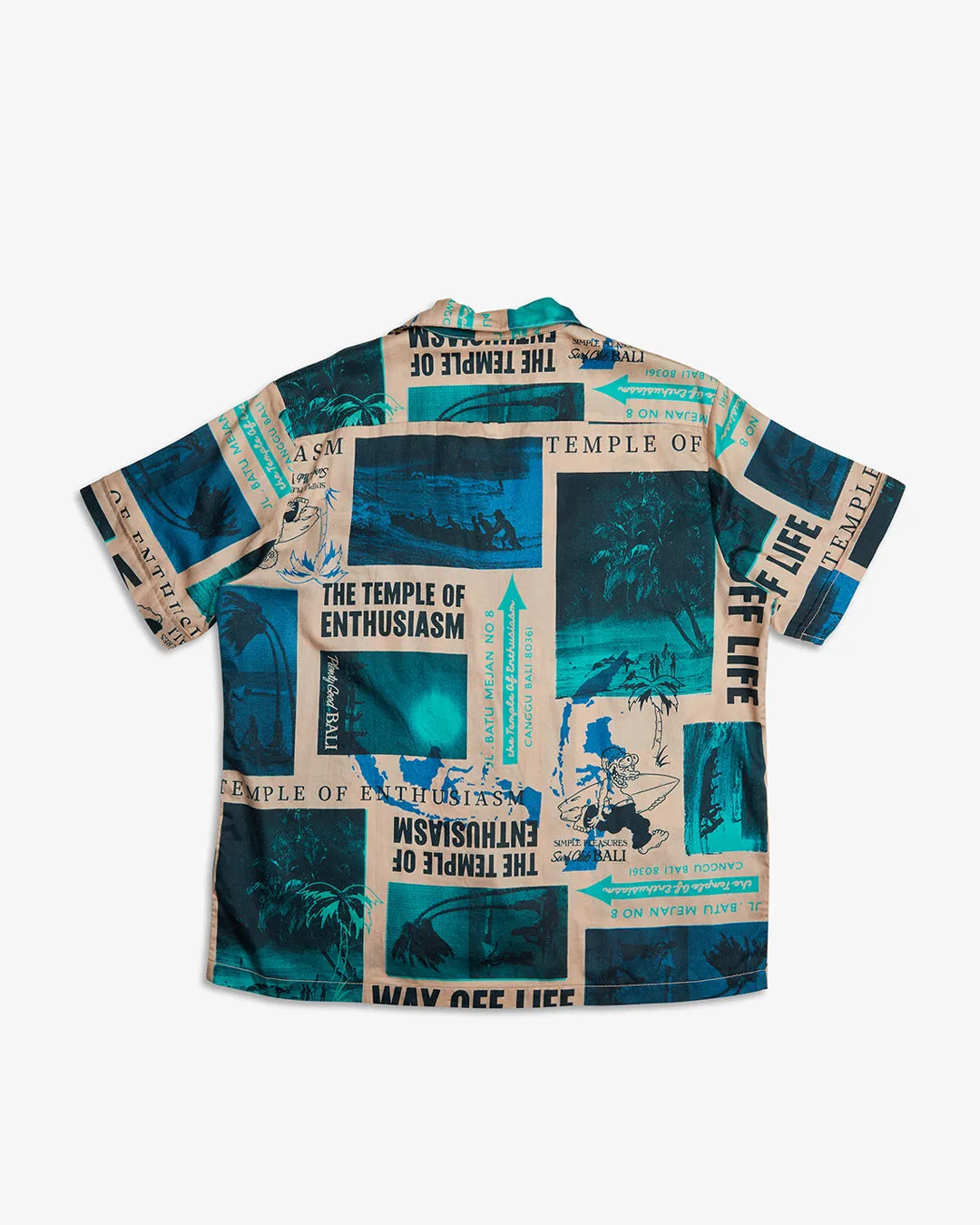 Way Off Shirt - Lagoon sold by Deus Ex Machina product image thumbnail 5