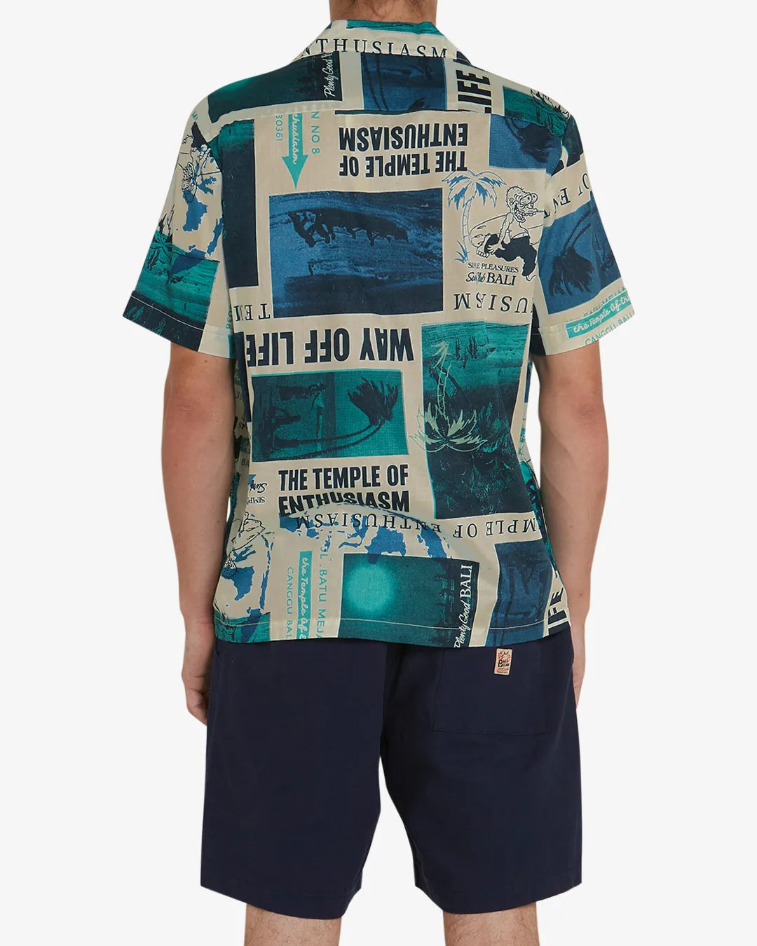 Way Off Shirt - Lagoon sold by Deus Ex Machina product image thumbnail 3