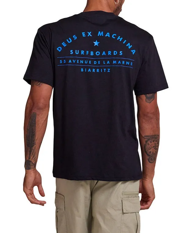 Biarritz Surf Tee - Black sold by Deus Ex Machina product image thumbnail 2