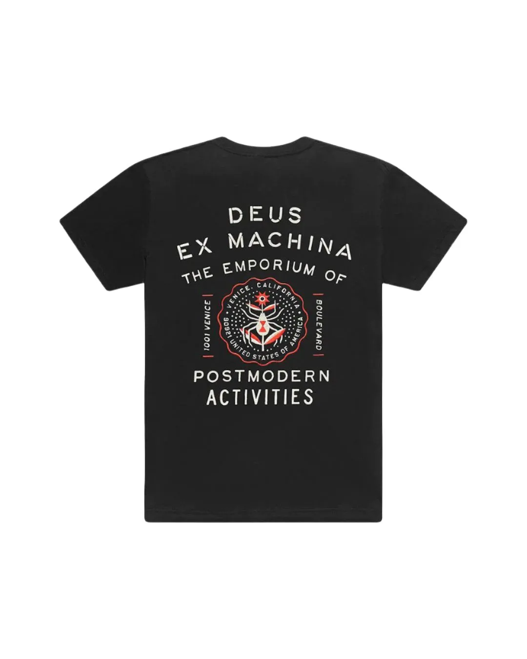 Venice Address Embroidery Tee - Black sold by Deus Ex Machina product image thumbnail 3