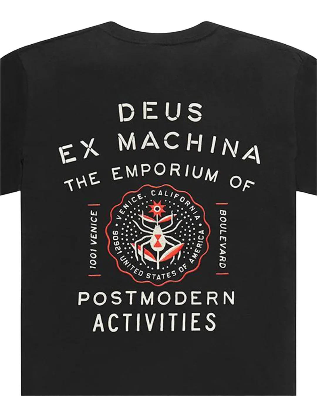 Venice Address Embroidery Tee - Black sold by Deus Ex Machina product image thumbnail 4