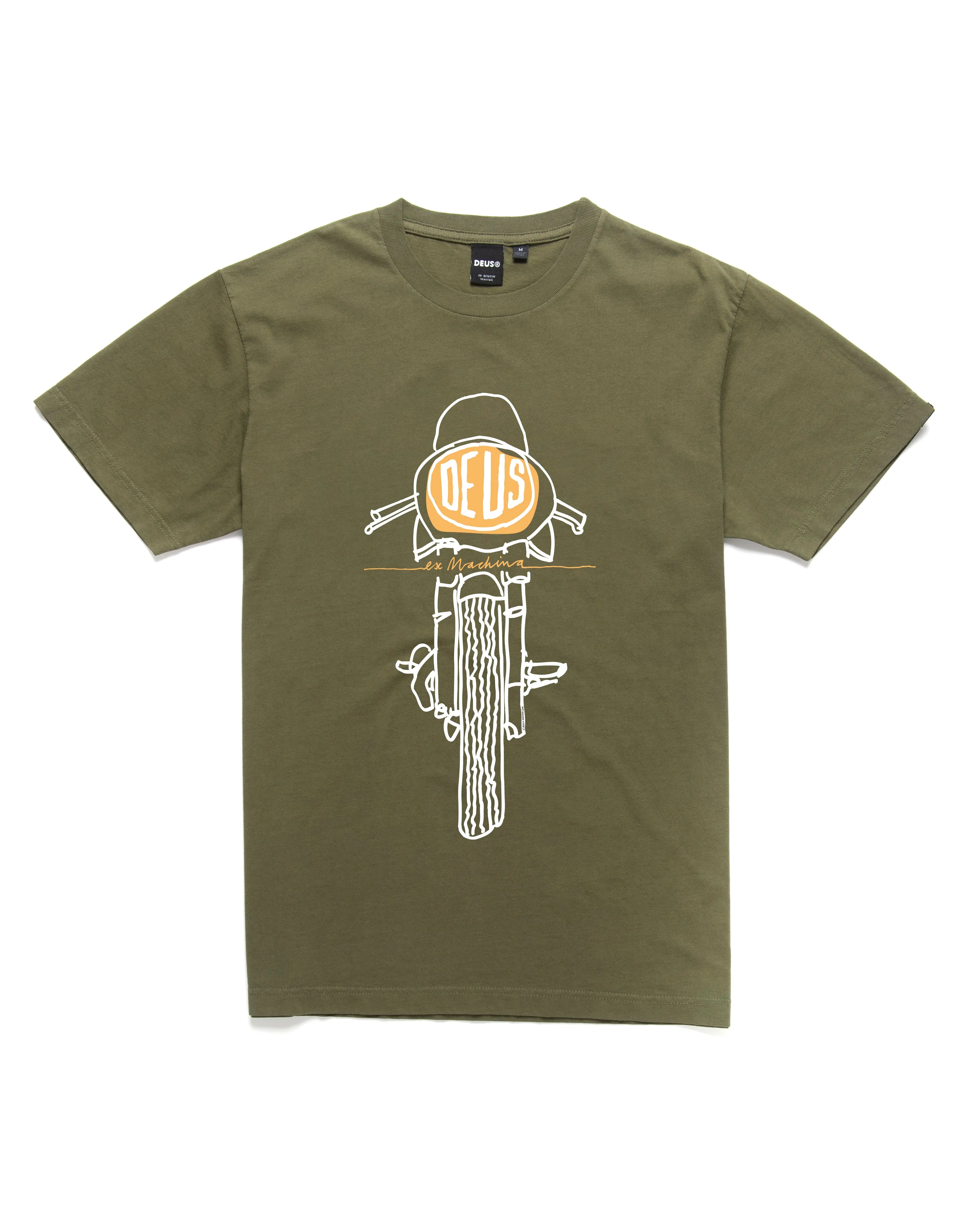 Frontal Matchless Tee - Forest Green sold by Deus Ex Machina