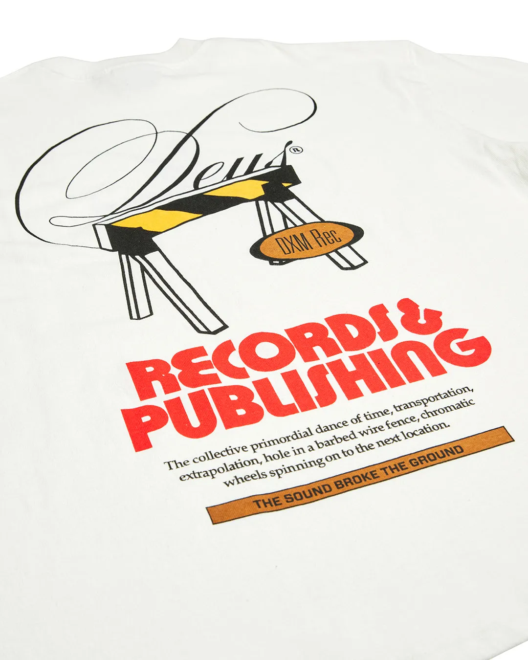 Caution Tee - Vintage White sold by Deus Ex Machina product image thumbnail 3