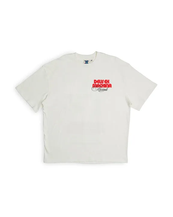 Caution Tee - Vintage White sold by Deus Ex Machina