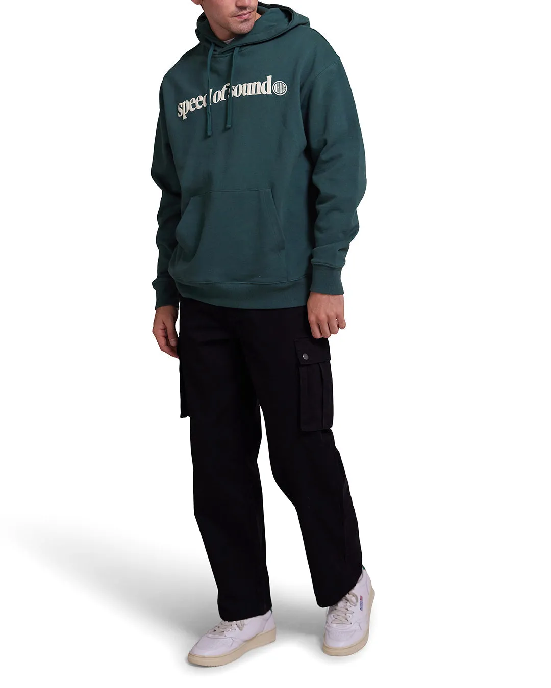 Velocity Hoodie - Work Green sold by Deus Ex Machina product image thumbnail 3