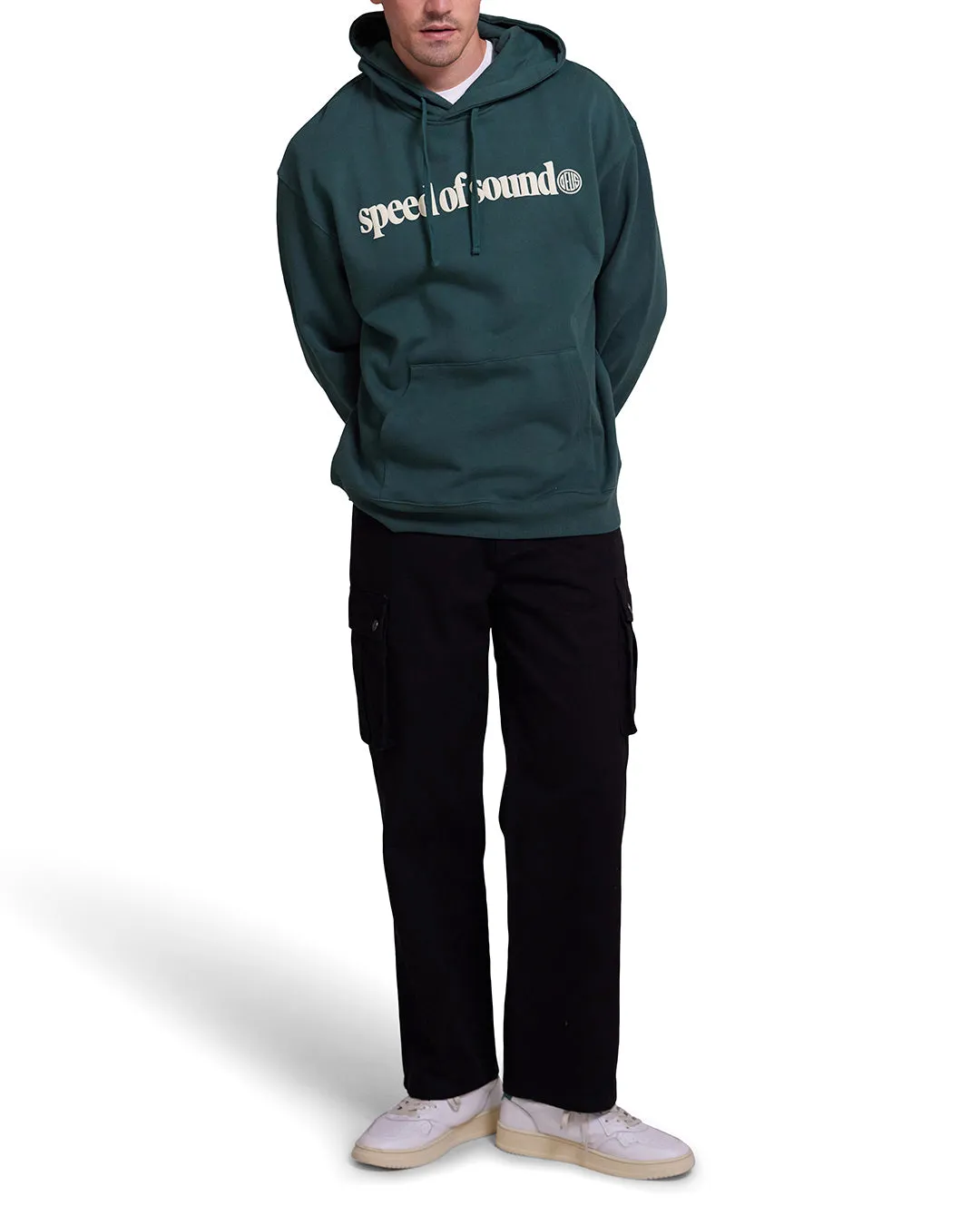 Velocity Hoodie - Work Green sold by Deus Ex Machina product image thumbnail 4