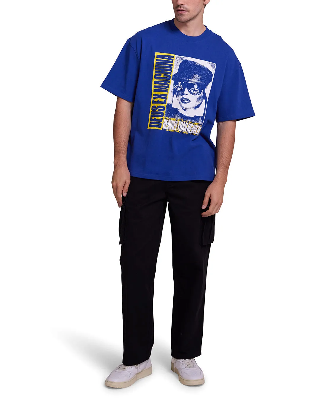 Heavier Than Heaven Tee - True Blue sold by Deus Ex Machina product image thumbnail 3