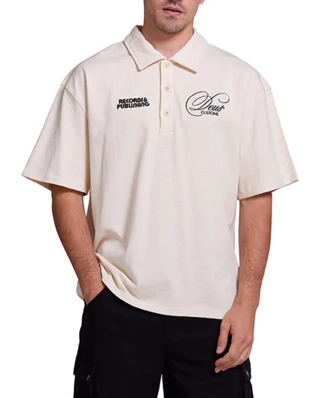 Gaffer Polo - Dirty White sold by Deus Ex Machina