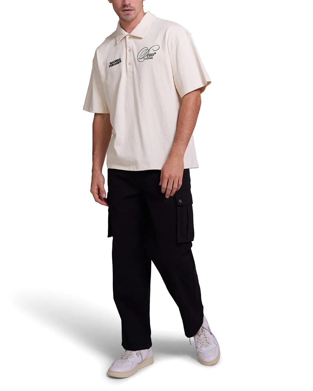 Gaffer Polo - Dirty White sold by Deus Ex Machina product image thumbnail 3