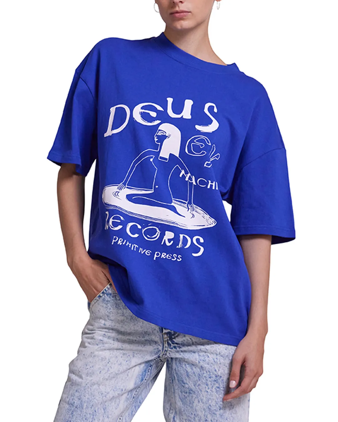 Dxw Primitive Tee - Surf The Web sold by Deus Ex Machina