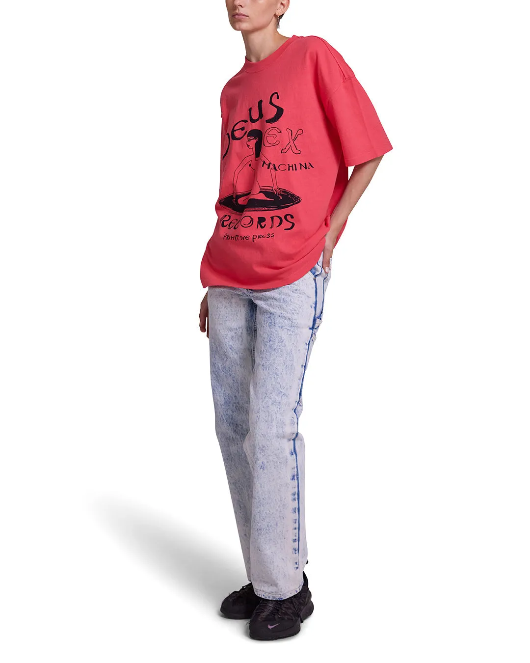 Dxw Primitive Tee - Paradise Pink sold by Deus Ex Machina product image thumbnail 2