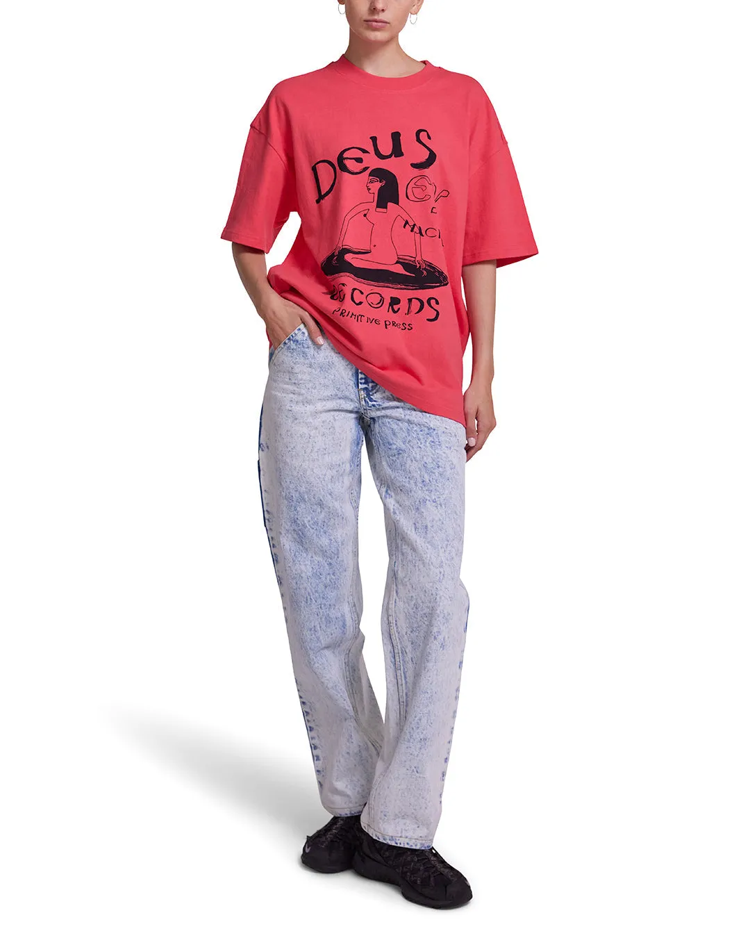 Dxw Primitive Tee - Paradise Pink sold by Deus Ex Machina product image thumbnail 4
