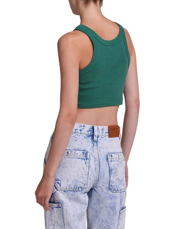 Alyssa Tank - Work Green sold by Deus Ex Machina product image thumbnail 2