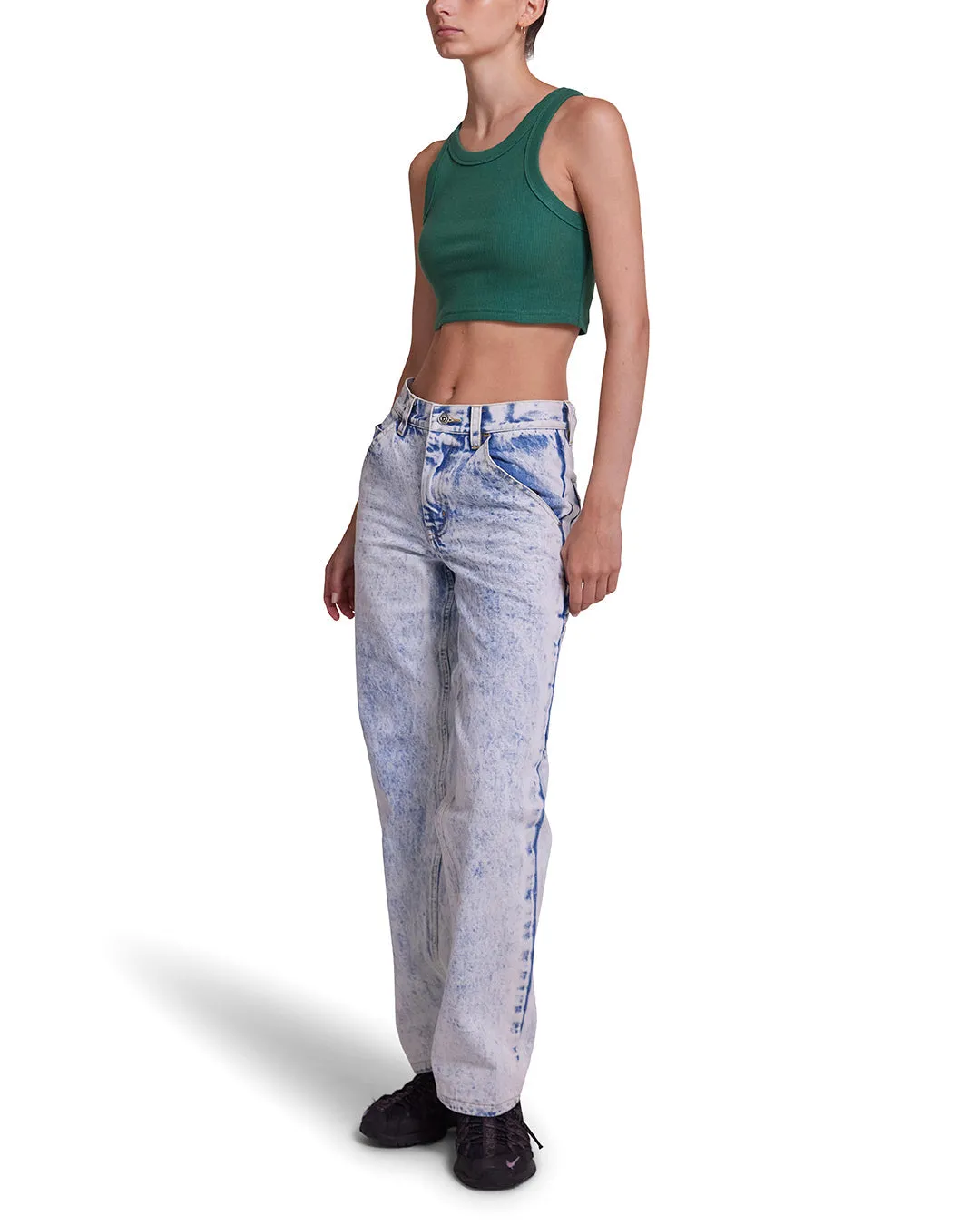 Alyssa Tank - Work Green sold by Deus Ex Machina product image thumbnail 3