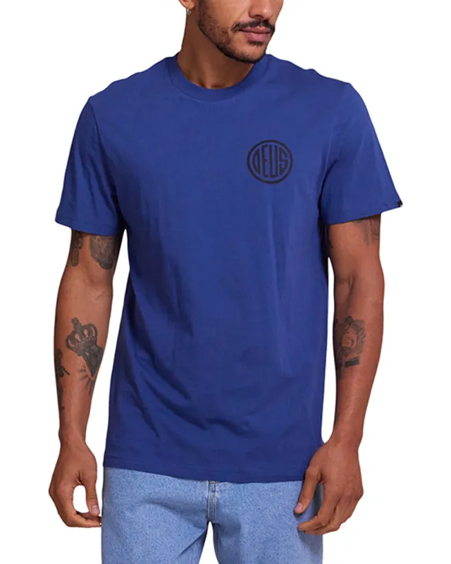 Clutch Tee - Smoke Blue sold by Deus Ex Machina