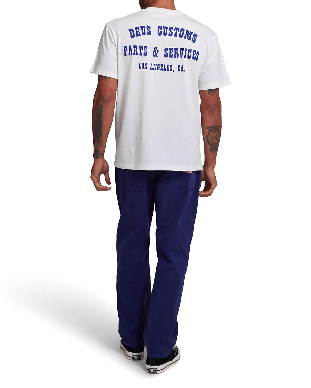Old Town Tee - Vintage White sold by Deus Ex Machina product image thumbnail 4