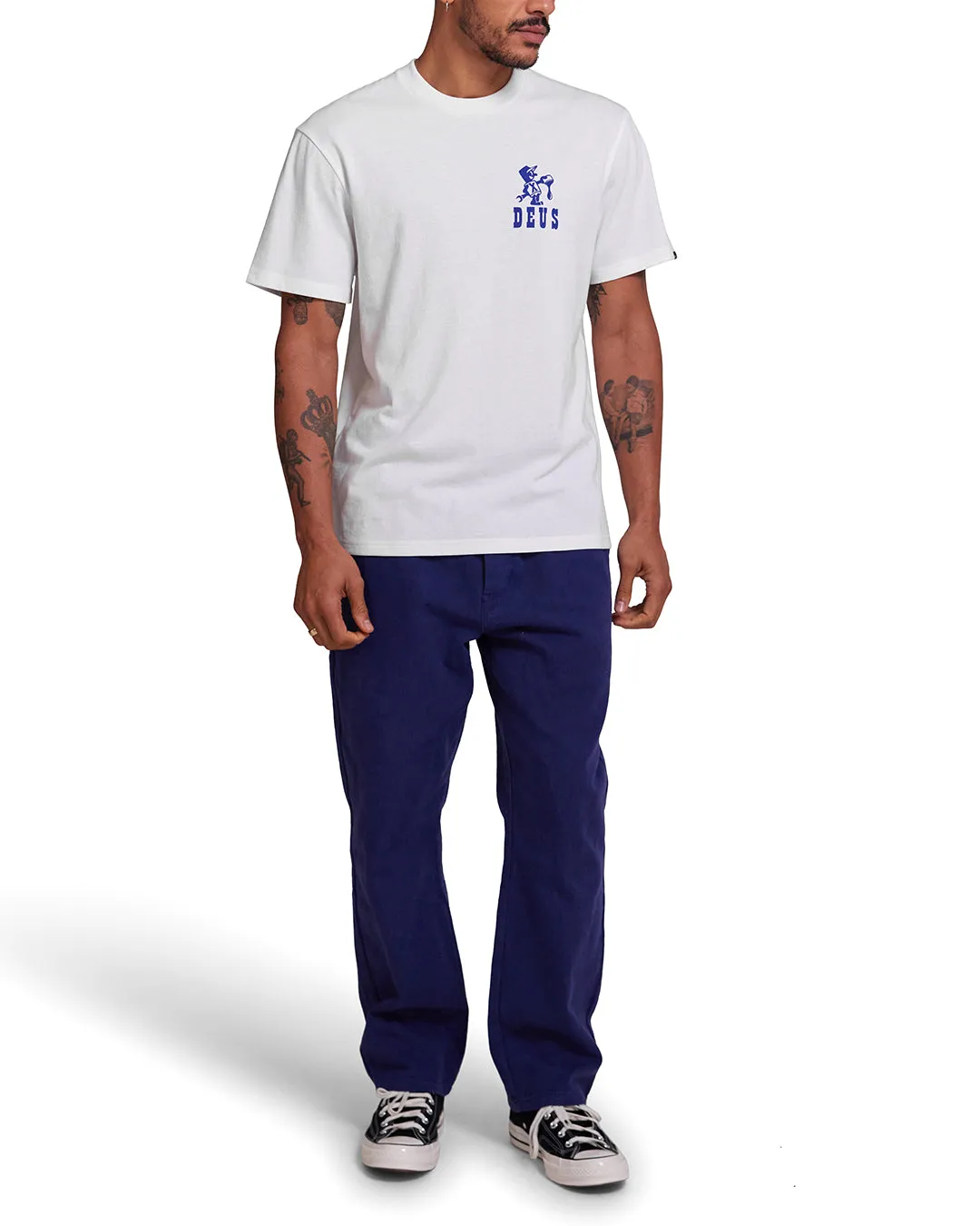 Old Town Tee - Vintage White sold by Deus Ex Machina product image thumbnail 3