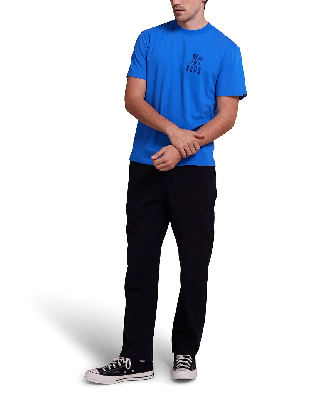 Old Town Tee - French Blue sold by Deus Ex Machina product image thumbnail 3