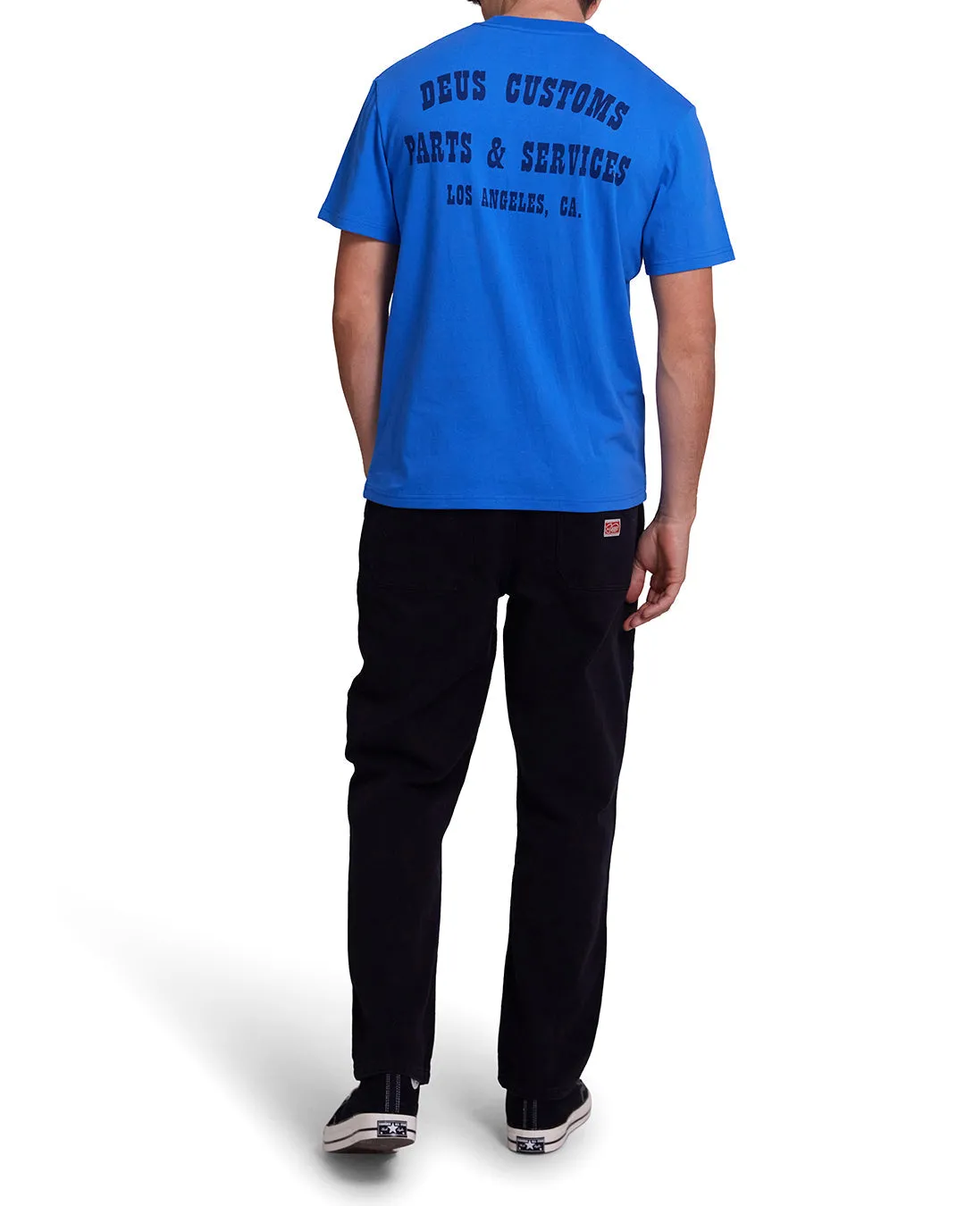 Old Town Tee - French Blue sold by Deus Ex Machina product image thumbnail 2