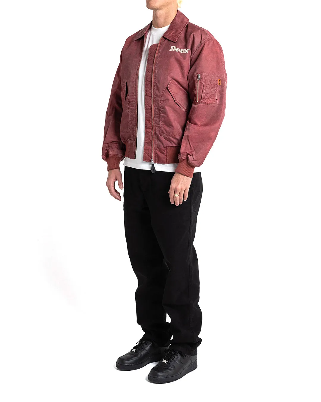 Dreamhouse Flight Jacket - Maroon sold by Deus Ex Machina product image thumbnail 3