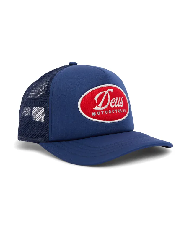 Ride Out Trucker - Navy made by Deus Ex Machina