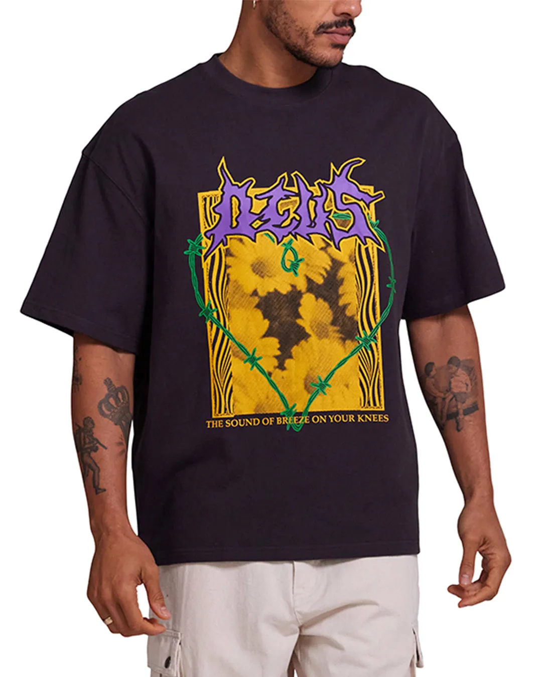 Breeze Tee - Anthracite sold by Deus Ex Machina