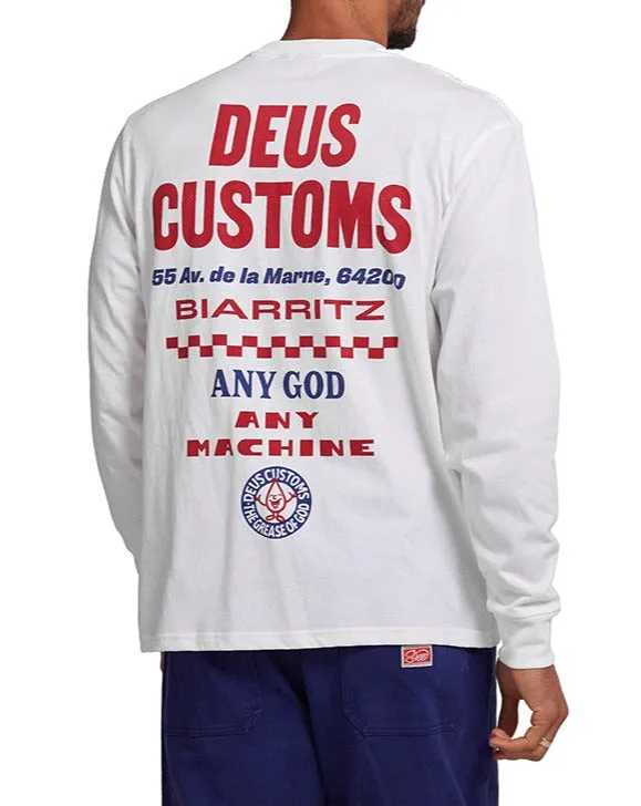 Blanche Long Sleeve Tee - Vintage White sold by Deus Ex Machina