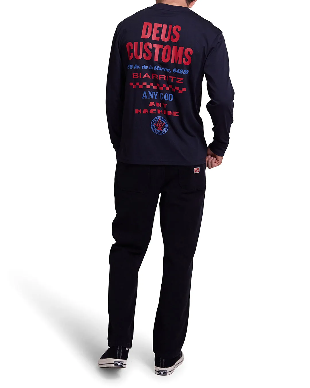 Blanche Long Sleeve Tee - Black sold by Deus Ex Machina product image thumbnail 2