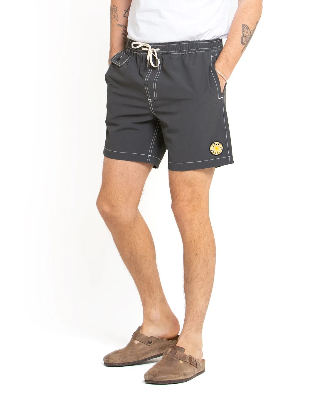 Sandbar Short Mesh - Anthracite sold by Deus Ex Machina