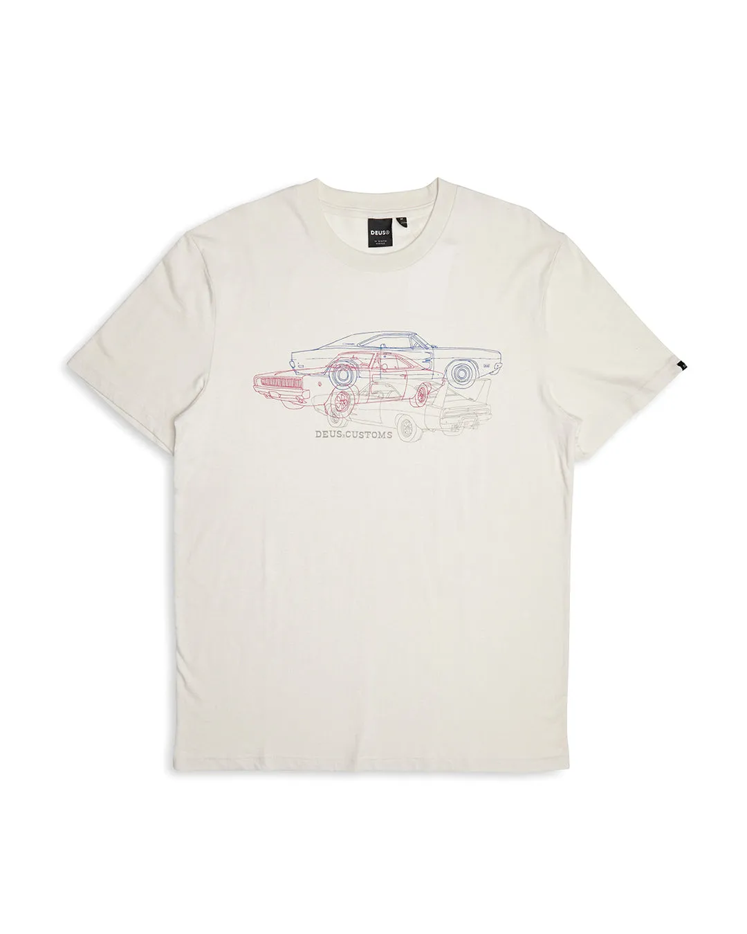 Charger Tee - Vintage White sold by Deus Ex Machina product image thumbnail 4