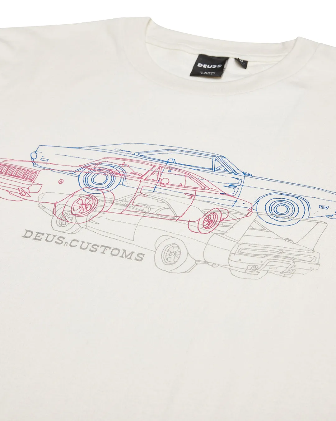 Charger Tee - Vintage White sold by Deus Ex Machina product image thumbnail 5