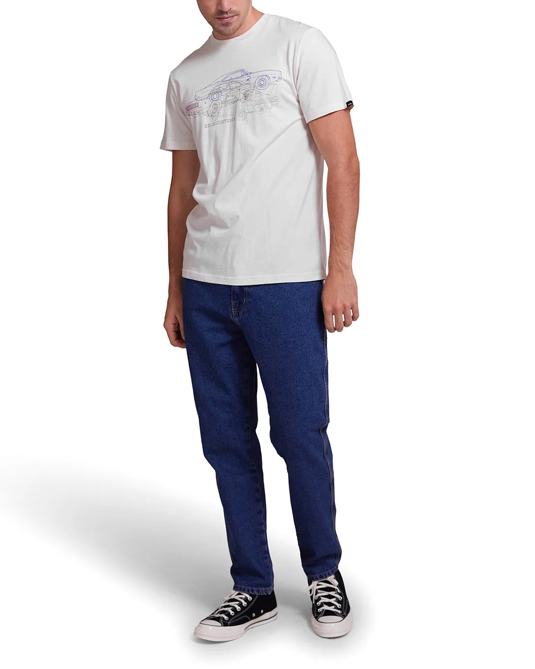 Charger Tee - Vintage White sold by Deus Ex Machina product image thumbnail 2