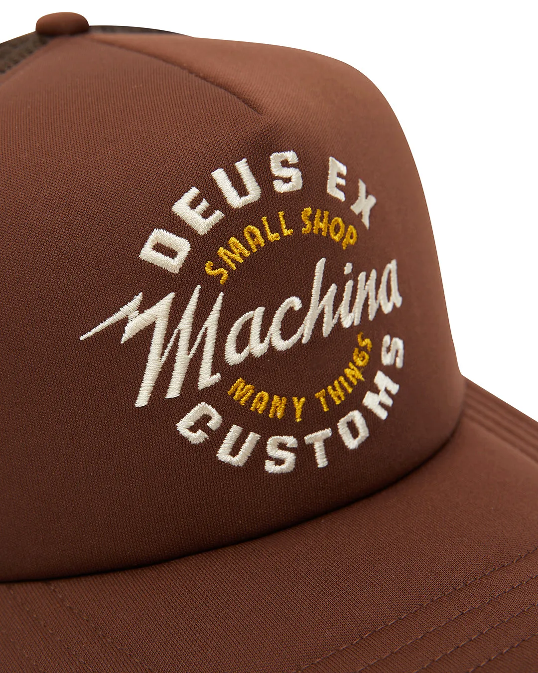 Amped Circle Trucker - Chocolate sold by Deus Ex Machina product image thumbnail 3