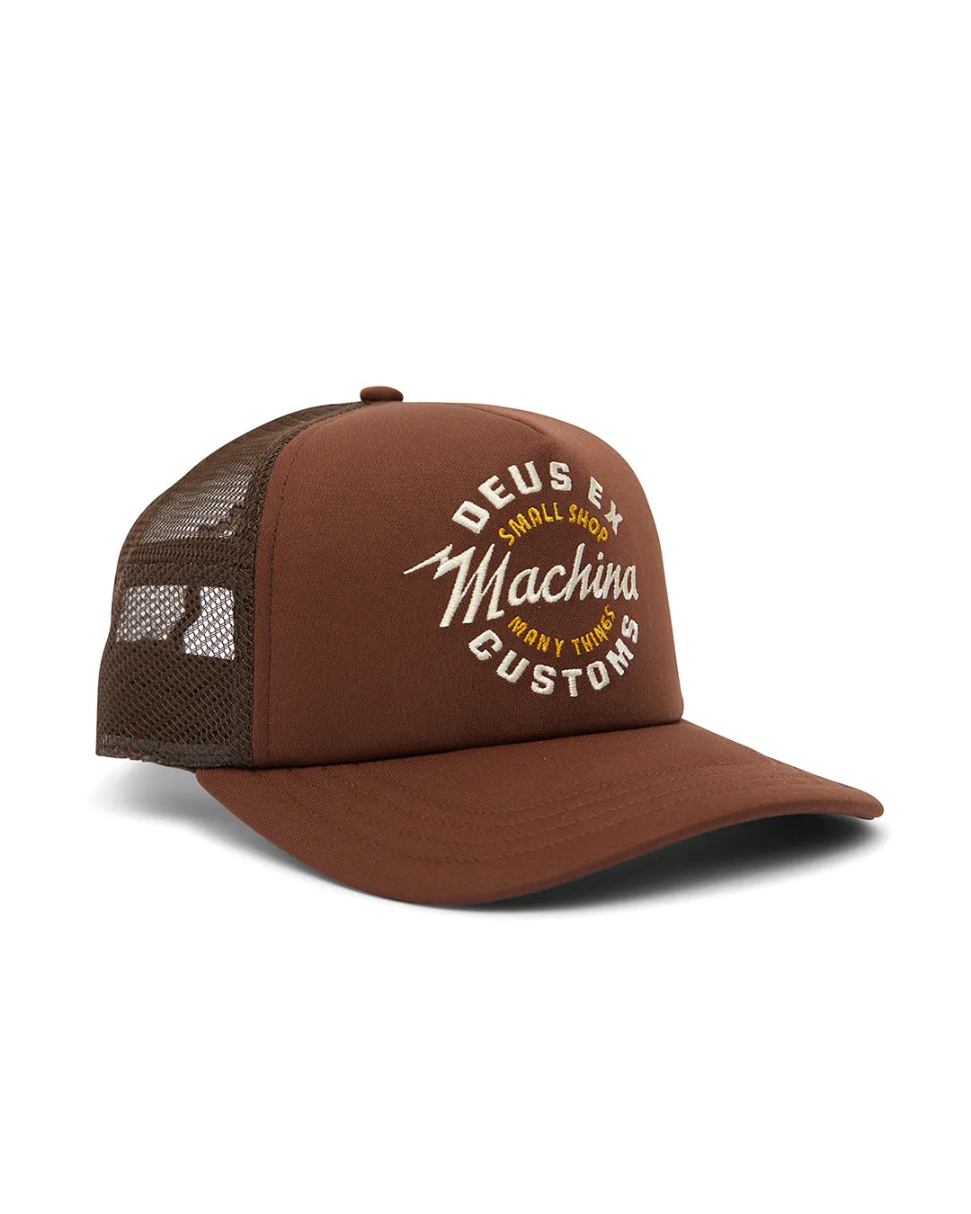 Amped Circle Trucker - Chocolate sold by Deus Ex Machina