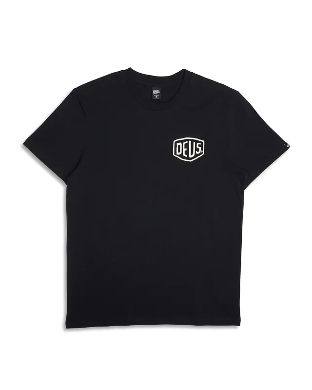 Classic Parilla Tee - Black sold by Deus Ex Machina