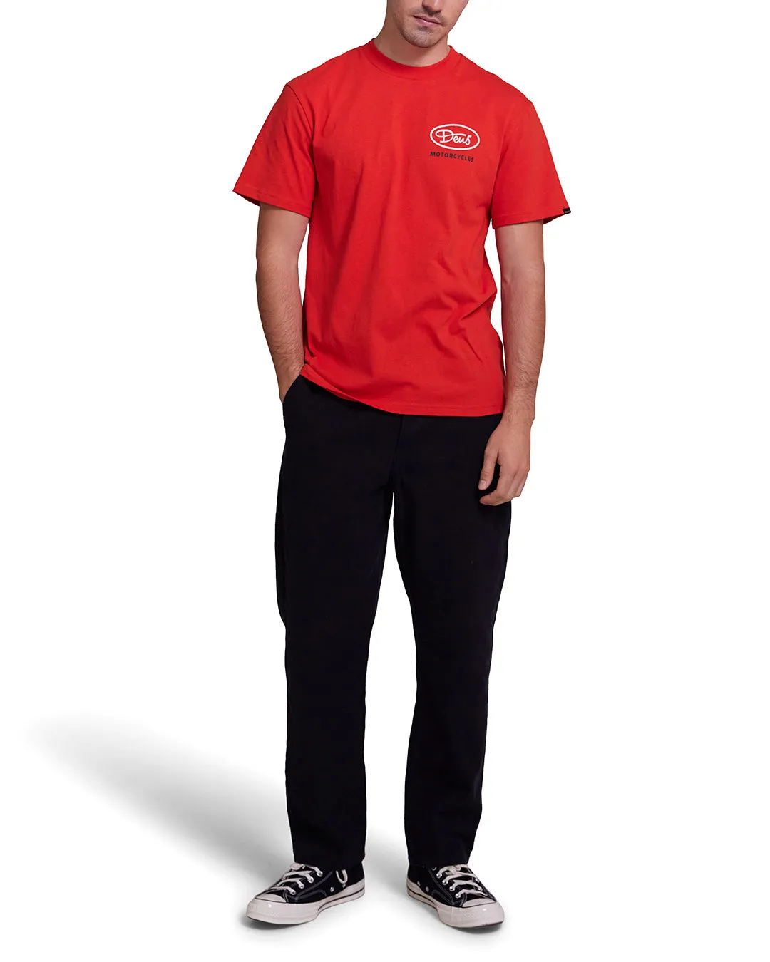 Shimmy Tee - Mandarin Red sold by Deus Ex Machina product image thumbnail 4