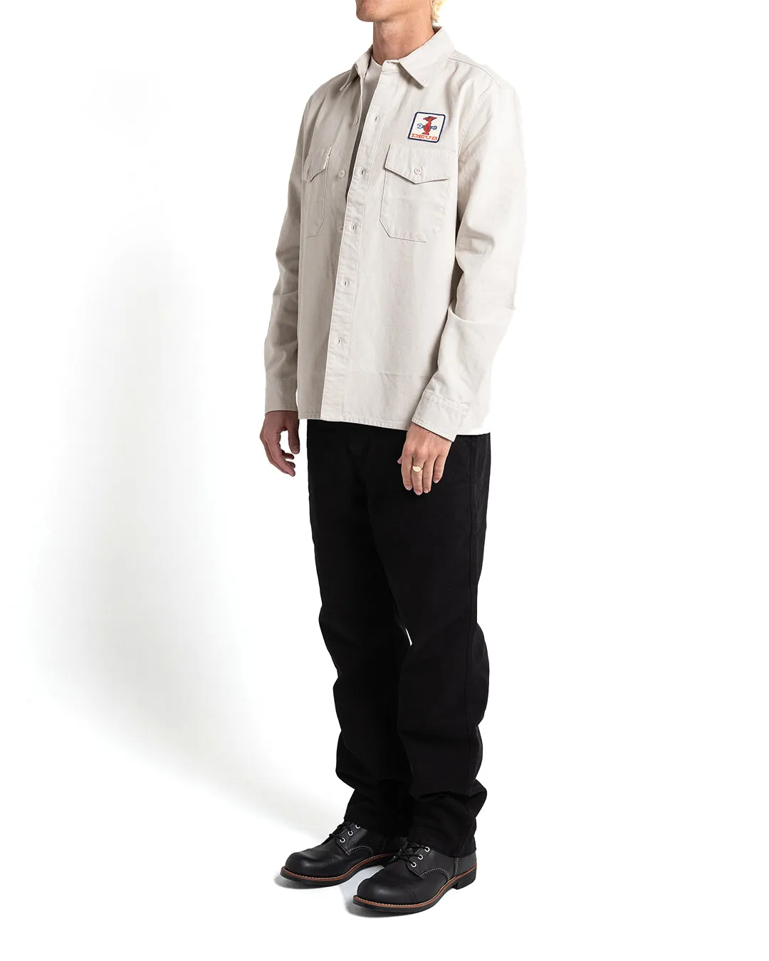 Stripes Shirt - Dirty White sold by Deus Ex Machina product image thumbnail 2