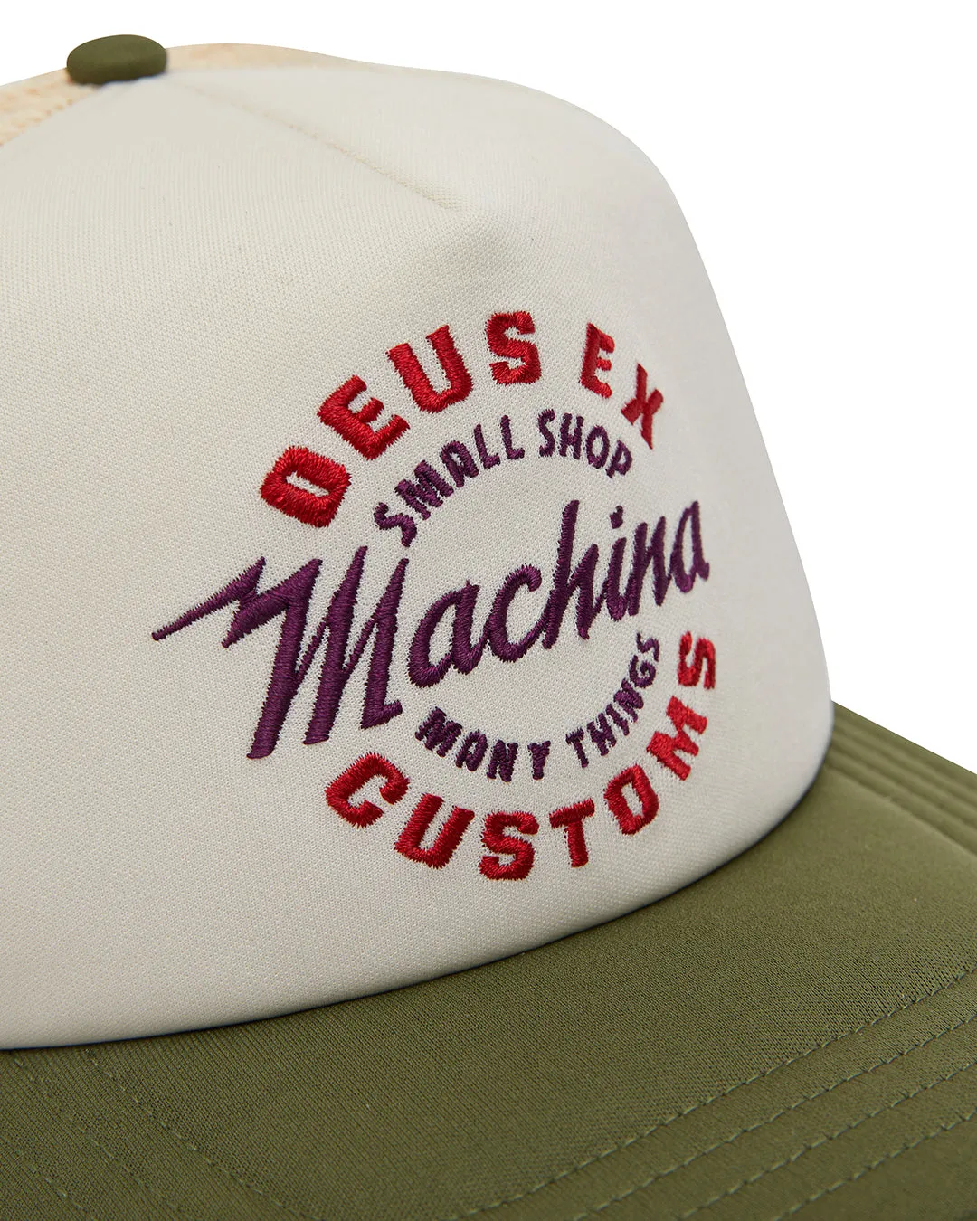 Amped Circle Trucker - Cream sold by Deus Ex Machina product image thumbnail 3
